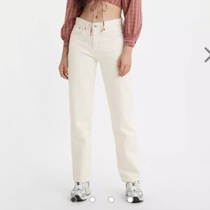 Levi's Low Pro Mid Rise Straight Leg Beige Jeans Size 32" X 32"